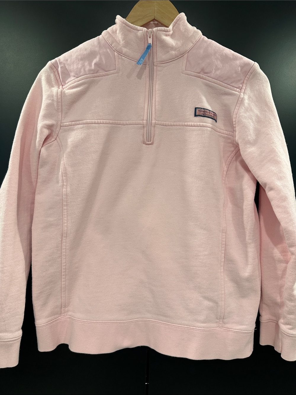 Vineyard Vines Light Pink Quarter-Zip Pullover